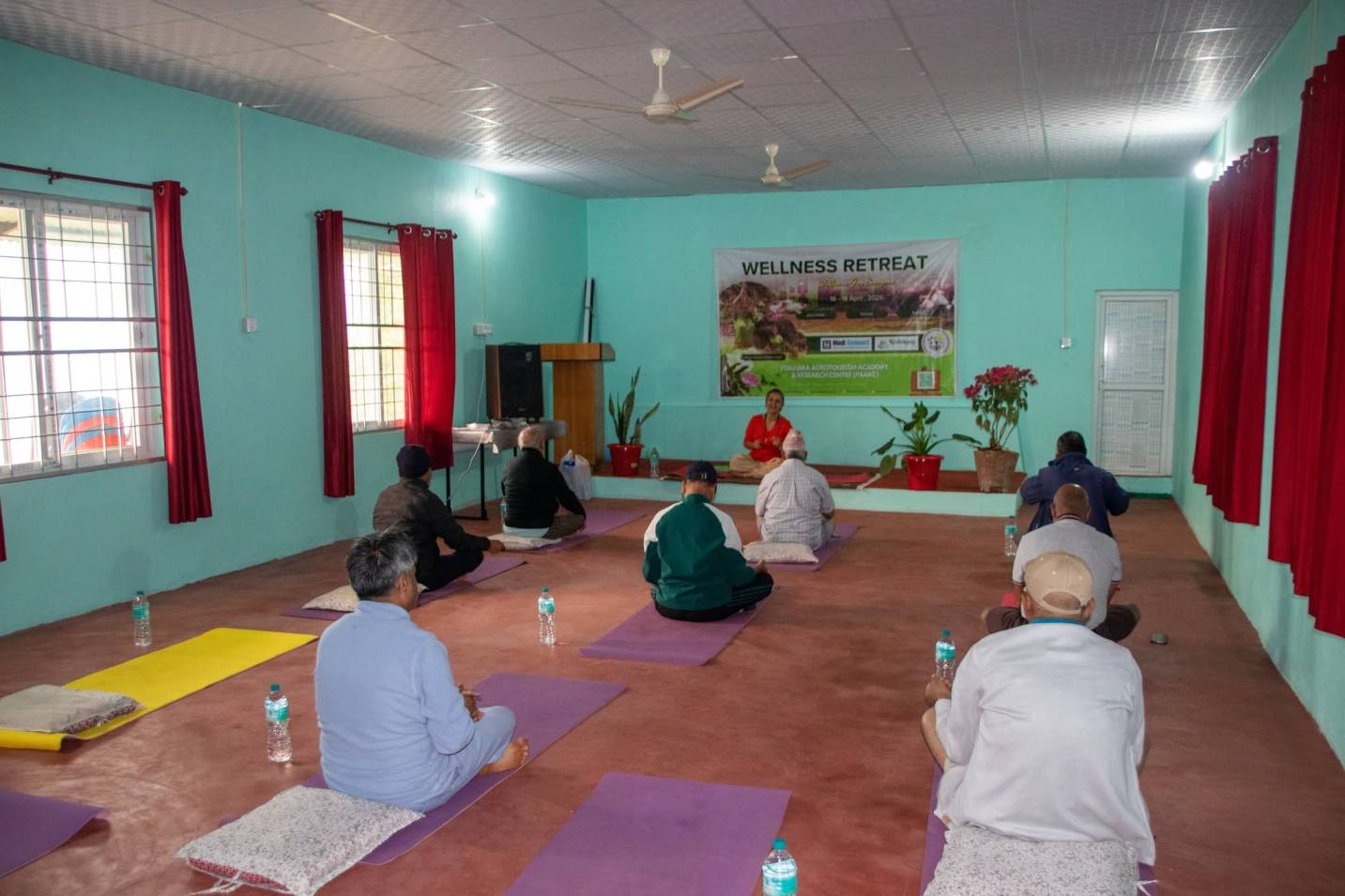 Yoga in Paarc Nepal